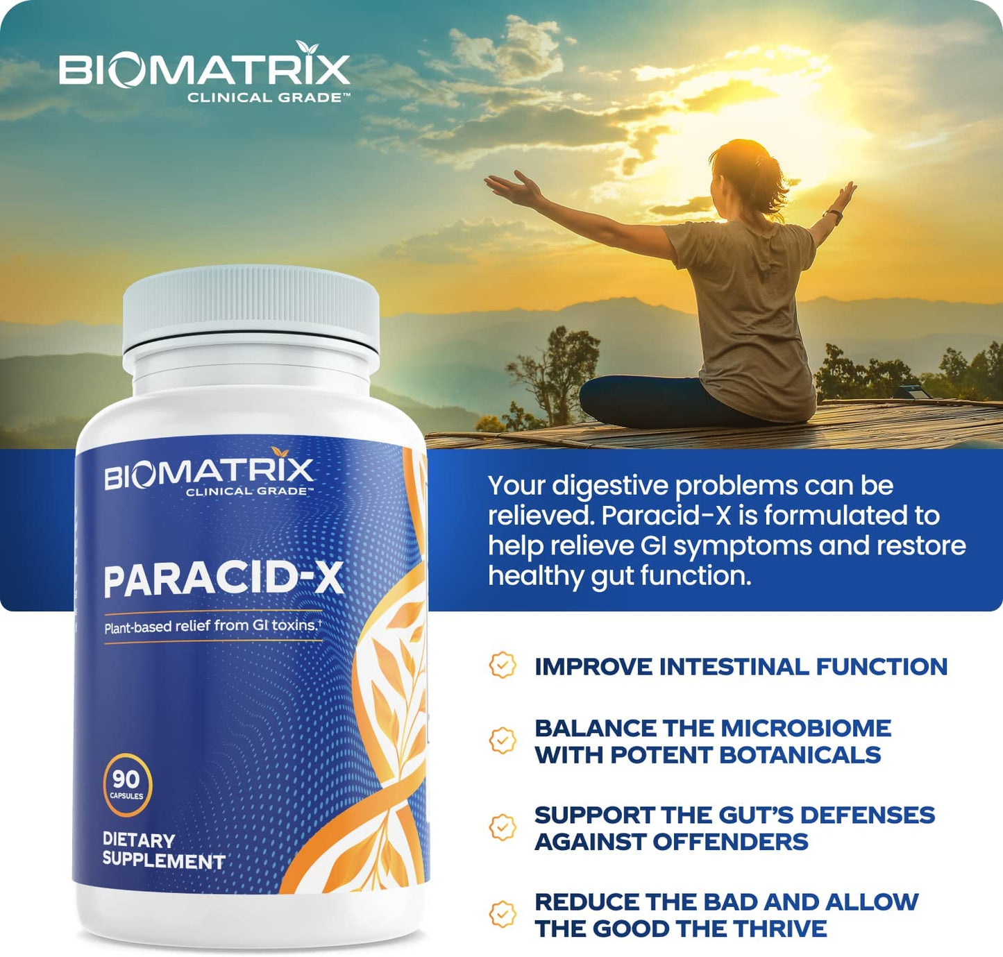 Paracid-X (Gut/Intestinal Cleanse) by BioMatrix