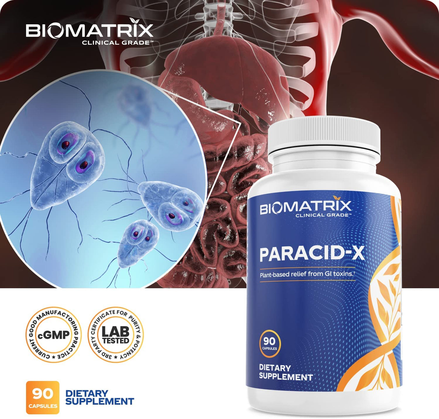 Paracid-X (Gut/Intestinal Cleanse) by BioMatrix