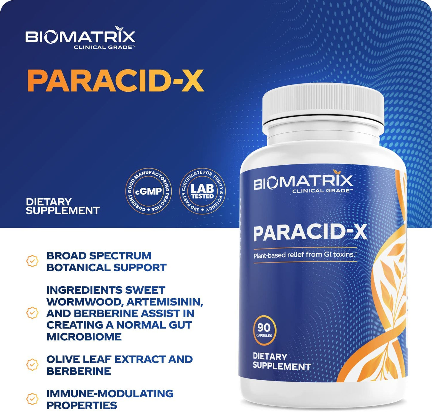 Paracid-X (Gut/Intestinal Cleanse) by BioMatrix