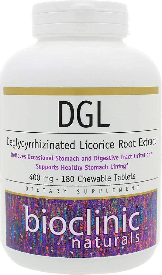 DGL (Deglycyrrhizinated Licorice Root) from Bioclinic Naturals