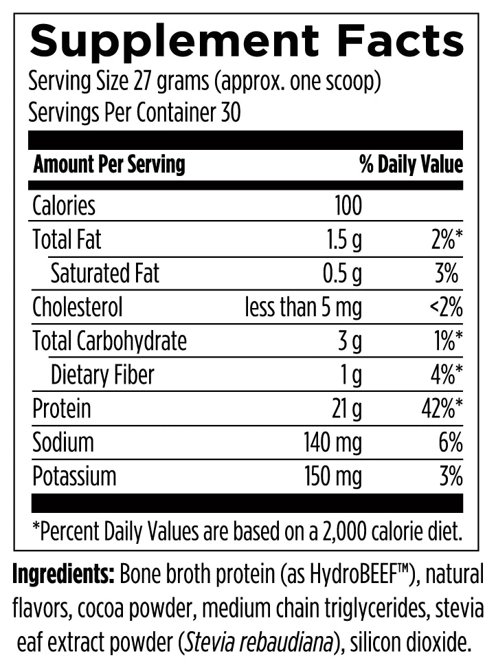 Beef Protein Chocolate