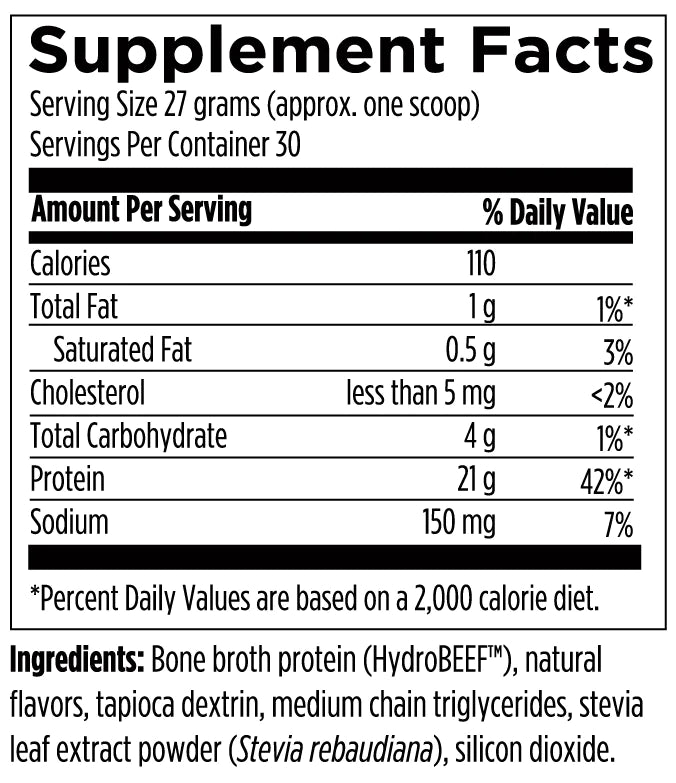 Beef Protein Vanilla