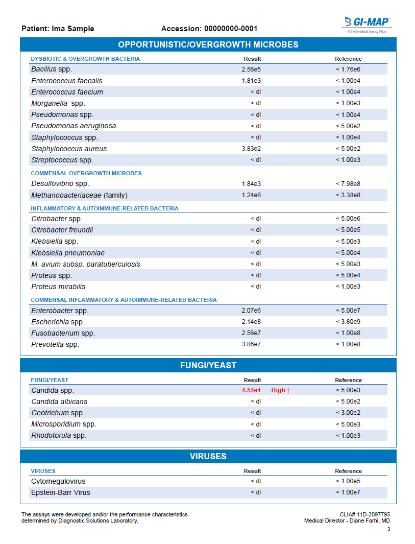 GI-MAP + Zonulin Lab Test (includes Interp. + 30 min consult)